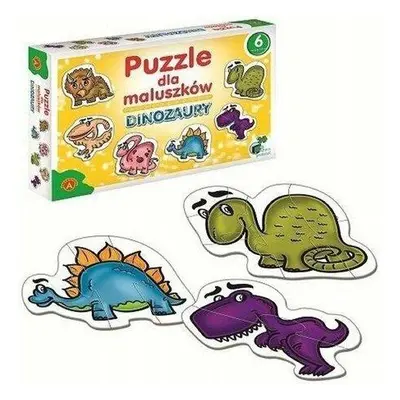 ALEXANDER Baby puzzle Dinosauři 6v1 (2-7 dílků)