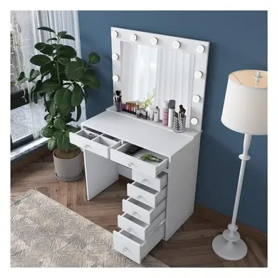 Hanah Home Make-Up Table BJ115 - 2781 White