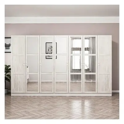 Hanah Home Wardrobe Kale Country - 2467 White