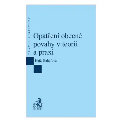 Opatření obecné povahy v teorii a praxi - EPI96