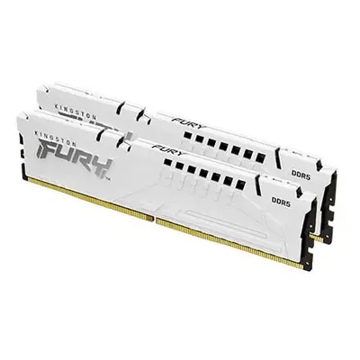 Kingston FURY Beast White/DDR5/32GB/6000MHz/CL40/2x16GB/White, KF560C40BWK2-32