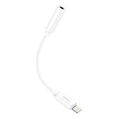 Audiokabel 3,5mm jack k iPhonu Foneng BM20 (bílý)