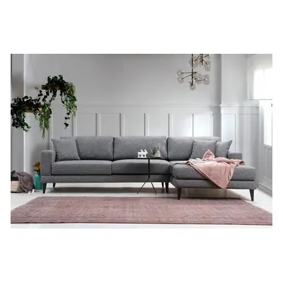 Atelier del Sofa Corner Sofa-Bed Nordic Corner Right (L3+Chl) Dark Grey