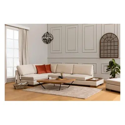 Atelier del Sofa Corner Sofa Tulip Corner Left Without Pouf - Beige