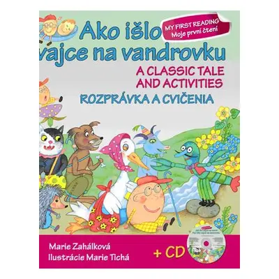 Ako išlo vajce na vandrovku Rozprávka a cvičenia + CD