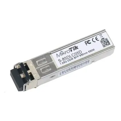 MikroTik SFP (miniGBIC) modul S-85DLC05D, MM, 550m, 1.25G, S-85DLC05D