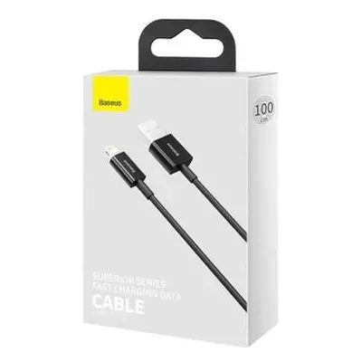 Kabel USB na iP 2,4A 1m (černý)