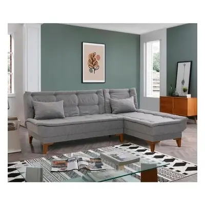 Atelier del Sofa Corner Sofa-Bed Santo - Grey