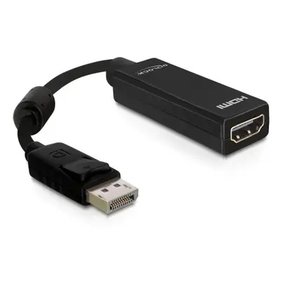 Delock Displayport 20pin samec > HDMI 19 pinový samice, délka 12,5 cm