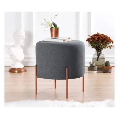 Atelier del Sofa Pouffe Copper 47 - Dark Grey