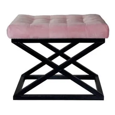 Atelier del Sofa Pouffe Capraz - Black, Pink BlackPink