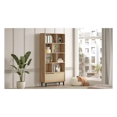 Hanah Home Bookshelf ON4-SU WalnutOak