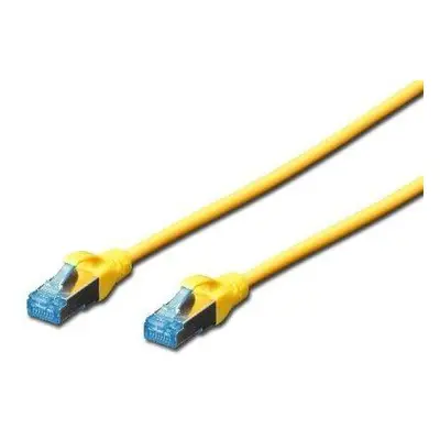 Digitus CAT 5e SF-UTP patch cable, PVC AWG 26/7, length 3 m, color yellow