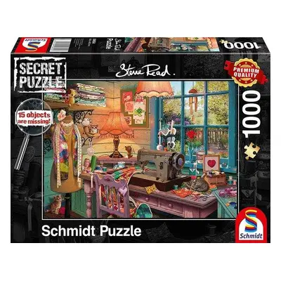 SCHMIDT Secret puzzle Šicí dílna 1000 dílků