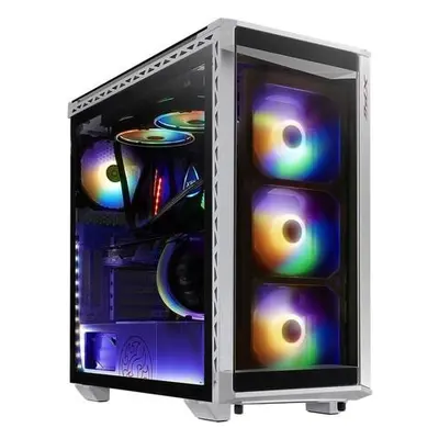 ADATA XPG case BATTLECRUSIER Mid-Tower skříň, bez zdroje, white, BATTLECRUSIER-WHCWW