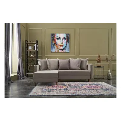 Atelier del Sofa Corner Sofa-Bed Aydam Left - Cream