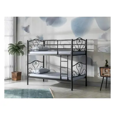 Hanah Home Bunk Bed R50 - Black, (90 x 190)