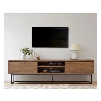 Hanah Home TV Stand Rodez 180 WalnutBlack