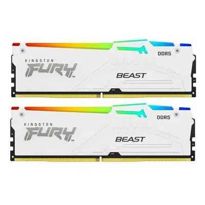 Kingston FURY Beast DDR5 32GB (Kit 2x16GB) 6800MT/s DIMM CL34 RGB EXPO White, KF568C34BWEAK2-32