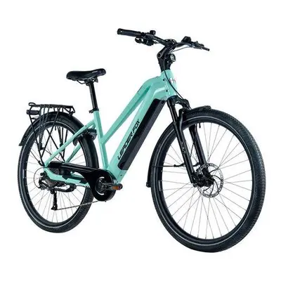 Leader Fox E-BIKE 28" SANDY LADY 16,5"-2, BLACK MATT/WHITE+GREY (REAR MOTOR), vel. 16,5"