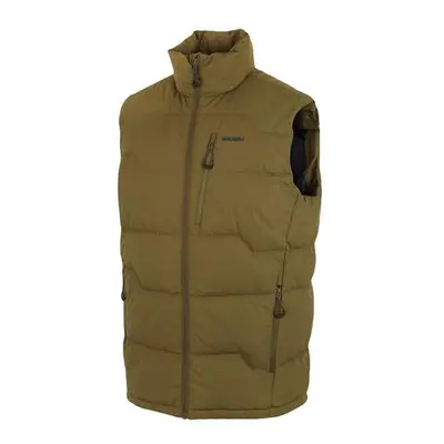 Husky Pánská péřová vesta na zip Deep M dk. khaki XL