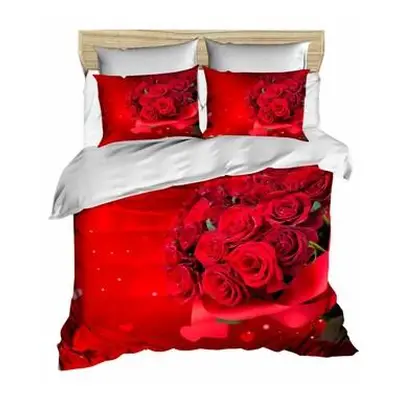 L'essentiel Maison Double Quilt Cover Set 195 RedWhite