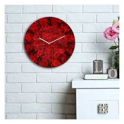 Wallity Decorative MDF Clock 3030MS-093 Multicolor