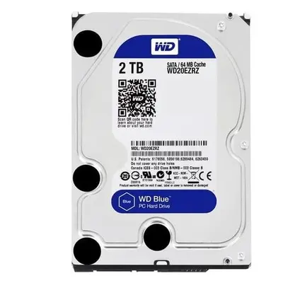 WDC WD20EARZ hdd 2TB SATA3-6Gbps 5400rpm 64MB WD Blue 180MB/s CMR