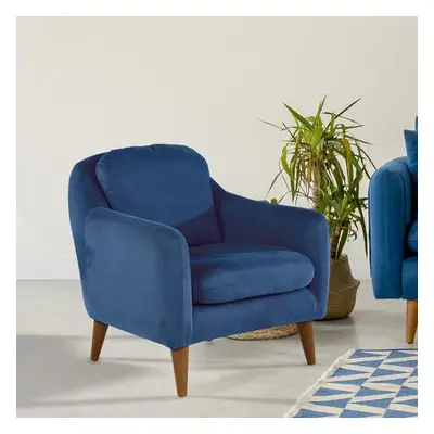 Atelier del Sofa Wing Chair Soli Berjer - Dark Blue