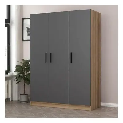 Hanah Home Wardrobe Kale Anthracite - 2283