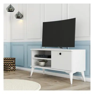 Hanah Home TV Stand Retro 1554 White