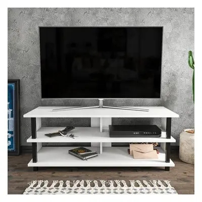 Hanah Home TV Stand Pueblo - Black, White BlackWhite