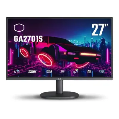 Cooler Master LCD - 27", 1920x1080, 100Hz, 1000:1, 250cd/m2, 1ms, 1xHDMI, 1xVGA, IPS, CMI-GA2701