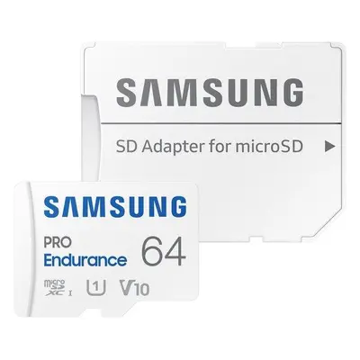 Paměťová karta Samsung Pro Endurance 64GB + adaptér (MB-MJ64KA/EU)