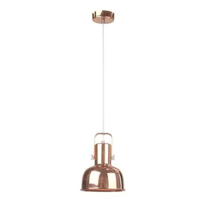 Kondela Visící lampa v retro stylu, kov, rose gold, AVIER TYP 3