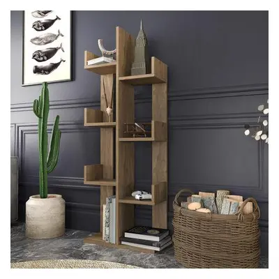 Hanah Home Bookshelf Luisa - Walnut