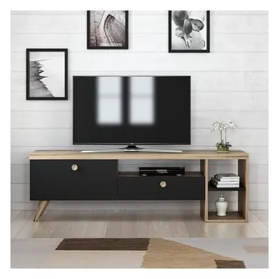 Hanah Home TV Stand Parion - Black BlackOak