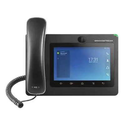 Grandstream GXV3370 IP telefon s Androidem 7.0, PoE+, WiFi, 7" dotykové LCD, mini HDMI, SD card