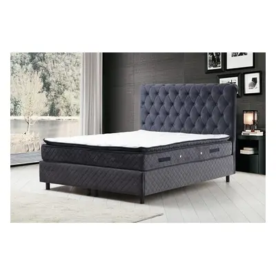 Hanah Home Single Mattress, Base & Headboard Sonata Set 120 x 200 v2 - Anthracite