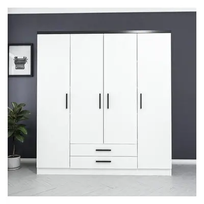 Hanah Home Wardrobe Kale Plus - 3908 White