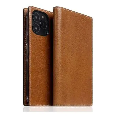 SLG Design puzdro D+ Italian Temponata Leather pre iPhone 14 Pro Max - Tan