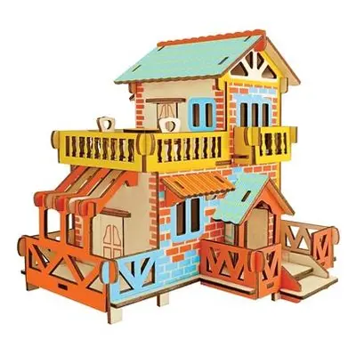 Woodcraft Dřevěné 3D puzzle Venkovská chata