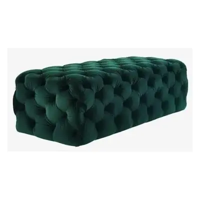 Hanah Home Pouffe Nilka Kapitone Pouffe 120 - Green