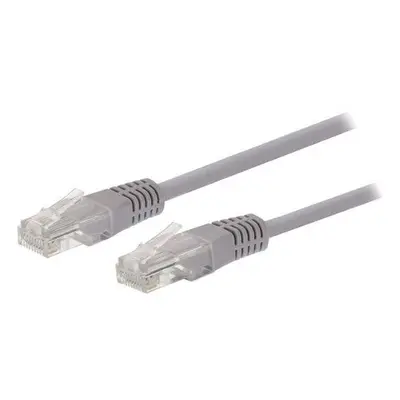 Kabel C-TECH patchcord Cat5e, UTP, šedý, 20m