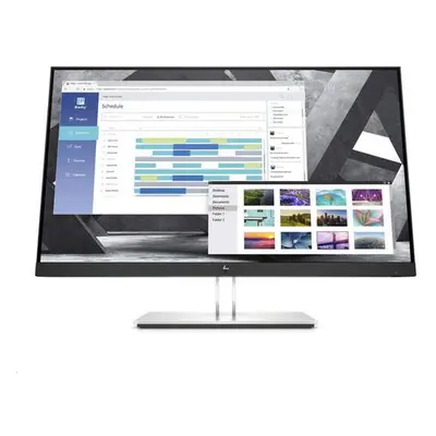 HP E27q G4 27"/ 2560x1440/ IPS/ 5ms/ 250 cd/ m2/ VGA/ HDMI/ USB/ matný/ Stříbrný - Černý, 9VG82A