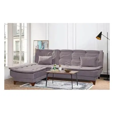 Atelier del Sofa Corner Sofa-Bed Kelebek Köşe Left - Grey