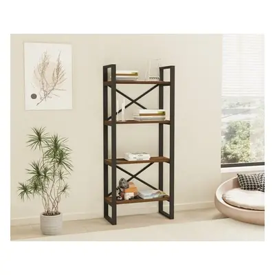 Hanah Home Bookshelf Alaro - Modern Walnut