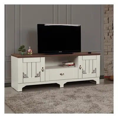 Hanah Home TV Stand Gazel 140 - White, Brown WhiteBrown