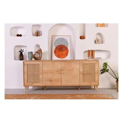 Hanah Home Console Hazeran Oak