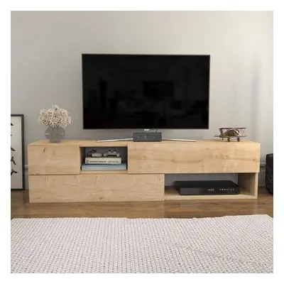 Hanah Home TV Stand Morton - Oak